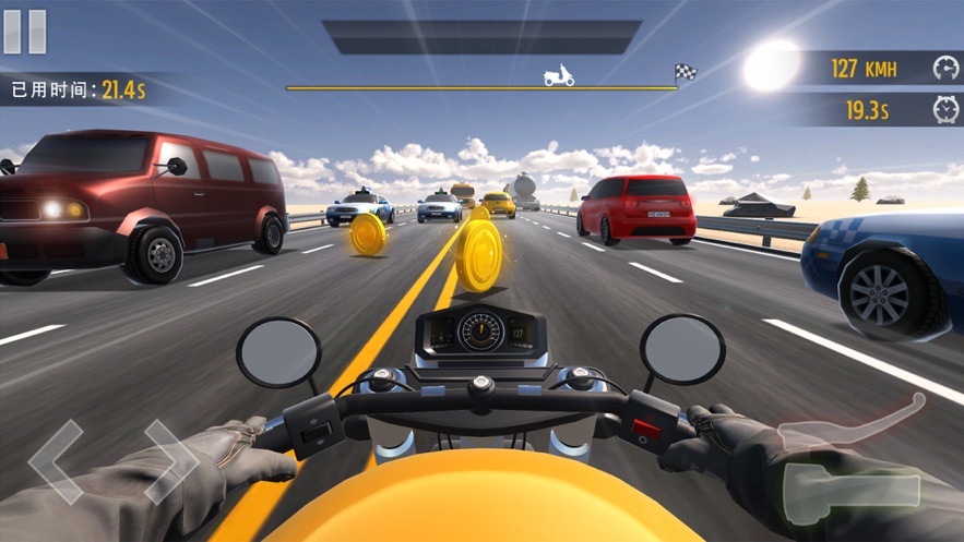 极速摩托车狂飙职业模式画面