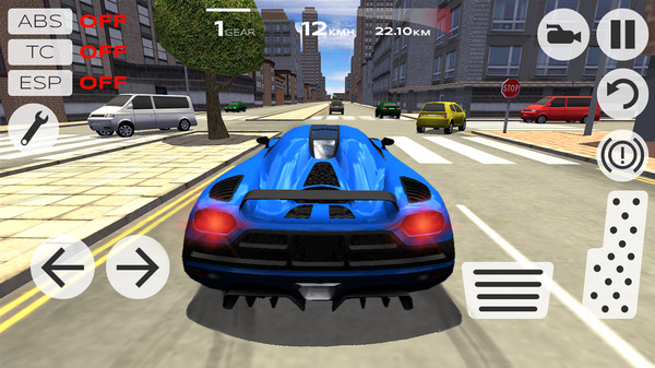 极速汽车模拟驾驶游戏画面