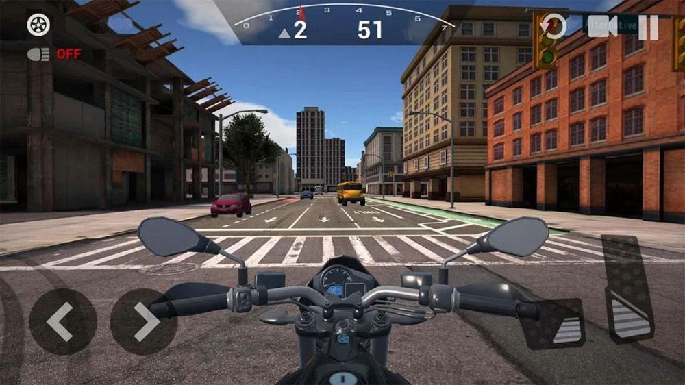 3D特技摩托车游戏画面